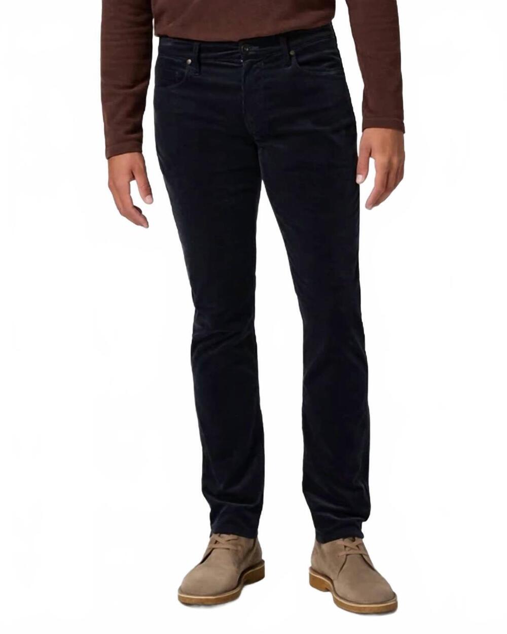 NEW PAIGE men's federal slim straight pant in deep anchor
